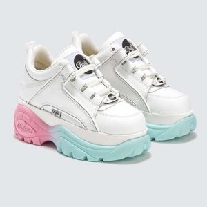 Buffalo London Platform Sneakers Gradient Sole 7.5